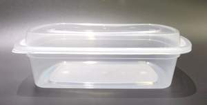 28-32oz accessoires de cuisine en plastique transparent PP rectangulaire à emporter boîtes pliantes micro-ondables - Product Image 4