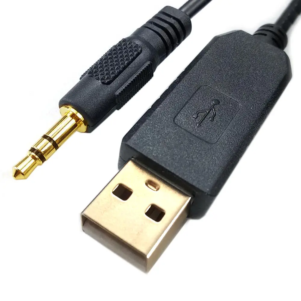 ปลั๊กสเตอริโอ3.5มม. กับสายUSB RS232สำหรับวัดระดับเสียงกลางสายเคเบิลLinwavesดาวน์โหลดฟรี