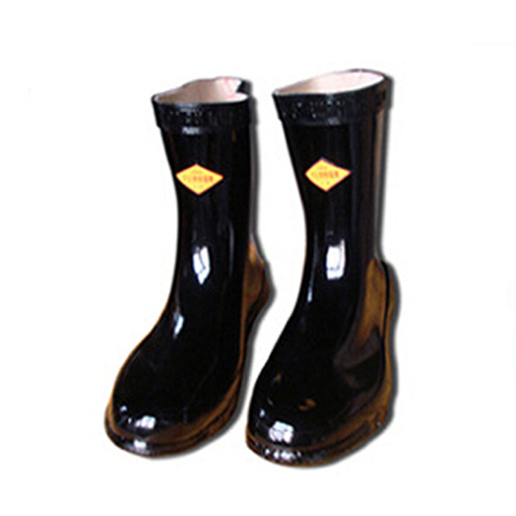 Huazheng Electric High Voltage Safety Shoes Insulated Rubber Dielectric Work Boots Electrical Insulation Boots For Sale