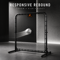 Filet d'entraînement de rebond multisports portable avec cadre en acier pour l'entraînement des athlètes et des équipes en intérieur et en extérieur