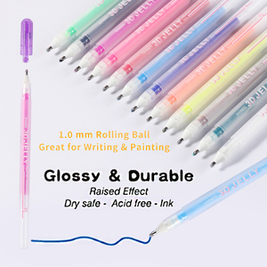 12-Màu Sắc Shands Biểu Tượng Tùy Chỉnh 3D Jelly Bút Sinh Viên <span class=keywords><strong>Highlighter</strong></span> Văn Phòng Phẩm Ledger Thiết Lập Vẽ Bút Sáng Tạo Đầy Màu Sắc Đánh Dấu - Product Image 4