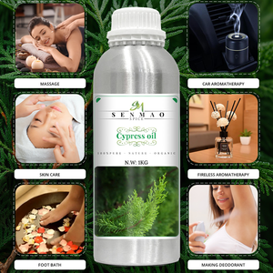 Huile essentielle pure de cyprès en marque privée, huile distillée à la vapeur pour cosmétiques, savon, bougies, soins capillaires, parfums, soins de la peau - Product Image 4