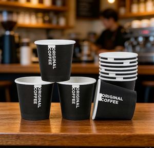 แก้วกาแฟกระดาษขนาด 8 ออนซ์ แบบอาหรับ บรรจุภัณฑ์สำหรับร้านกาแฟ แก้วเก็บความร้อนสำหรับเครื่องดื่มร้อน แก้วพิมพ์ลาย ผลิตภัณฑ์ร้านกาแฟ แบบเรียบง่าย แก้วขนาด 7 ออนซ์ - Product Image 4
