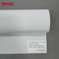 Tissu rétroéclairé en polyester 170 g/m² pour sublimation par transfert thermique, avec excellente diffusion de la lumière, fourni par une usine chinoise