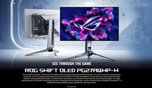 Original A.S.U.S ROG Swift OLED PG27AQWP-W gaming <b>monitor</b> 26.5" Tandem OLED Dual-Mode (QHD @ 540Hz, HD @ 720Hz) 0.02ms - Product Image 2