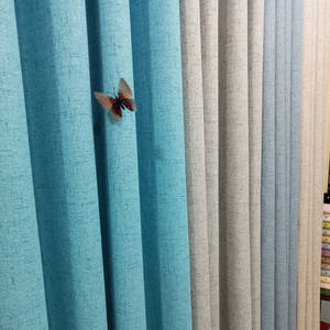 <span class=keywords><strong>Tissu</strong></span> de <span class=keywords><strong>rideau</strong></span> occultant à revêtement <span class=keywords><strong>thermique</strong></span> anti-uv 4 passes - Product Image 2