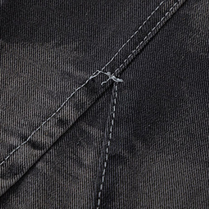 Follia di fringuello <span class=keywords><strong>Jeans</strong></span> a gamba larga con bordo grezzo con bordo grezzo <span class=keywords><strong>Jeans</strong></span> <span class=keywords><strong>Jeans</strong></span> svasati <span class=keywords><strong>grigio</strong></span> nero sporco - Product Image 3