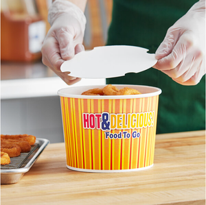 Factory Customized Printed Eco-friendly Disposable Ice Cream <strong>Cup</strong>, Food Bucket, Popcorn <strong>Cup</strong> with Lid Fried Chicken Bucket - Product Image 4