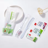 Kit de toilette jetable 6-en-1 personnalisé par le fabricant pour hôtel – Articles de toilette de voyage économiques