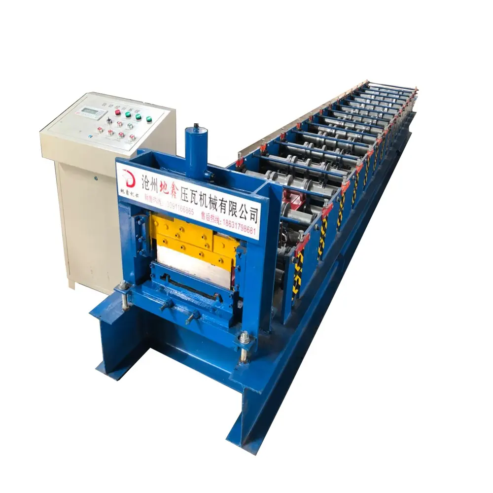 Rollenformung Herstellung DX Stehende Naht Metall-Dachplatte Maschine Selbstversiegelung Dachblech-Rollformmaschine Maschinen für