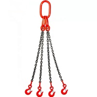 Gostern Chaîne de levage soudée en acier allié G80 10 mm à 4 brins
