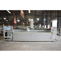 Tour à profilés en aluminium CNC 3 en 1 JUNDE 3,5 m 4 axes pour perçage, fraisage et chanfreinage