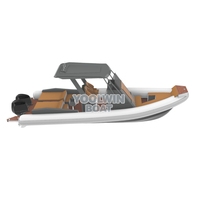 Prix du bateau pneumatique semi-rigide (RIB) Yoolwin 960cm Orca Hypalon en aluminium haute performance pour l'observation des baleines