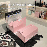 Scatole Regalo Personalizzate a Forma di Libro, Scatole per Cosmetici in Cartone Ondulato Riciclabile - Tendenza Moda