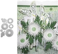 Découpes en métal en forme de feuille de fleur mignonne pour les cartes d'invitation de fête, festival, bricolage, scrapbooking, album photo, embossage décoratif, Chine