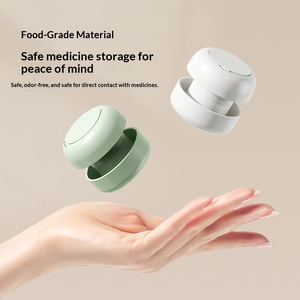 Triturador y Cortador de <span class=keywords><strong>Pastillas</strong></span> Portátil Multifuncional de Plástico con Caja Pequeña para Dispensar Medicamentos - Product Image 2