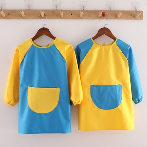 Nouvelle conception, <span class=keywords><strong>tablier</strong></span> de cuisine amusant et mignon pour enfants, garçons et filles, <span class=keywords><strong>jaune</strong></span> et marron - Product Image 2
