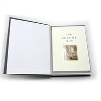 Boîtes en papier vides personnalisées, impression dorée, boîtes décoratives pour livres, pour hôtel