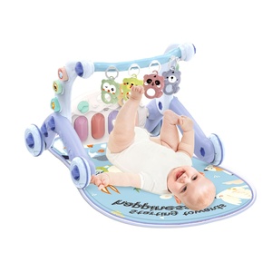 <span class=keywords><strong>Piano</strong></span> à pédales déformable 6 en <span class=keywords><strong>1</strong></span> Yrb avec musique, trotteur pour <span class=keywords><strong>bébé</strong></span>, <span class=keywords><strong>piano</strong></span> à pédales éducatif, tapis de jeu pour jouets - Product Image 1