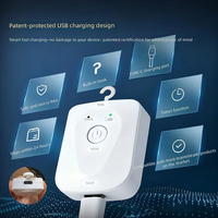 Guirlande lumineuse LED rechargeable en forme d'étoile de Noël, alimentée par USB Type C, 8 modes, minuterie, blanc chaud, pour intérieur et extérieur, décoration de fenêtre
