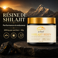 BIYODE Résine de Shilajit Pure Très Populaire avec Couvercle Doré – Complément Bien-être – En Stock – Faible MOQ – Vente en Gros Direct Usine