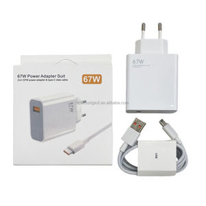 33w/67w/120w chargeur combo chargeur usb type c câble cordon chargeur mural type-a + type-c pd3.0 qc3.0 bloc chargeur pour xiaomi mi - Product Image 2