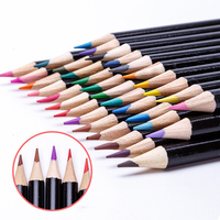 Boîte en bois personnalisée de fournitures d'art professionnelles pour enfants Set de dessin et de peinture acrylique Crayons de couleur Kit de crayons de couleur