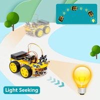 Juguete de programación de codificación DIY hecho en China 4WD WiFi APP Control Stem Aprendizaje educativo Robot inteligente Car Starter Kit Set para Arduino