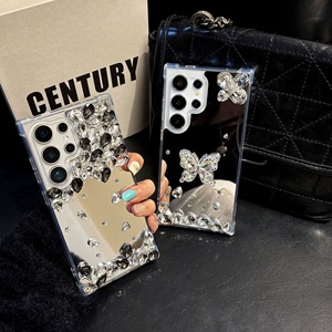 Funda Protectora 2 en 1 Simple para Samsung S26 Ultra con Superficie de Espejo con Incrustaciones de Diamantes, Antigolpes para la Serie Samsung <span class=keywords><strong>S</strong></span> - Product Image 5