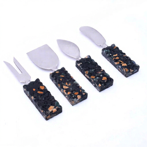 Top Trendy Style 18/8 stainless steel cheese <b>set</b> <b>Marble</b> handle cheese utensil durable <b>dinnerware</b> Home decor Kitchen cheese <b>set</b> - Product Image 1