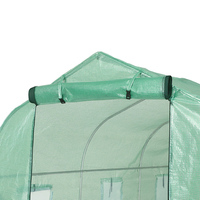 Serre de jardin miniature d'extérieur 4x2x2m, haute, avec accès piétonnier, tente de serre en polytunnel, fabricant chinois à vendre