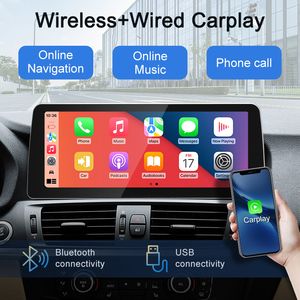 STWEI จอไร้สายขนาด 12.3 นิ้ว รองรับ AUTO CarPlay สำหรับ BMW X3 F25 X4 F26 CIC ปี 2011-2016 ระบบ Linux บลูทูธ DSP หน้าจอสัมผัส ความละเอียด 1920x720 - Product Image 4