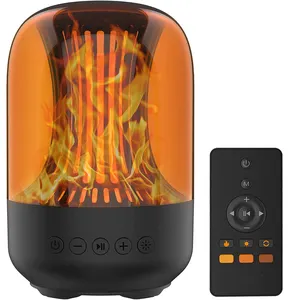Indoor BT5.0 LED-Flammen licht lautsprecher Drahtloser Flammenfackel-Atmosphären lautsprecher für Party garten