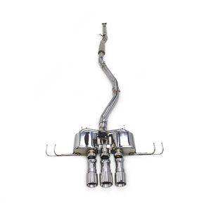 ท่อไอเสีย SUS304 OBM cataback ปลายท่อไอเสีย <span class=keywords><strong>Tri</strong></span> Outlet สำหรับ Honda Civic Type r/ Type-R 2.0T 2017-2023 - Product Image 1