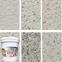 Peinture pour murs extérieurs en pierre véritable fabriquée en Chine, revêtement texturé en marbre acrylique, peinture décorative en pierre résistante aux UV