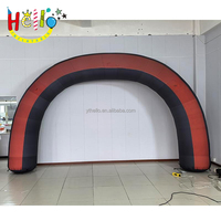 Arco inflable de impresión Digital con logotipo en Color de gran venta para eventos, correr, deportes, arco de globo inflable