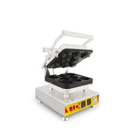 Nouvelle machine à gaufres en forme de fleur électrique 220V avec moule en acier inoxydable 304