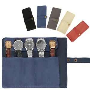 Sac de rangement portable unisexe en toile avec fermeture éclair pour stylos, rideaux et bracelets de montre - Product Image 3