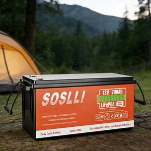 Batteria al Litio Personalizzata 5000 Cicli 12V Lifepo4 Batteria per Accumulo Energia Solare con Bluetooth per Camper/Motori da Pesca - Product Image 4