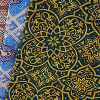 Tissu en popeline de coton imprimé léger, tissu en coton tissé à impression réactive, impression traditionnelle pour vêtements de mode, chemises