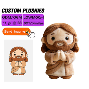 Boneka Plush Kristen Kustom Desain Baru Kartun Yesus Boneka Plush Personalisasi Produsen Mainan Plush Kustom - Product Image 2