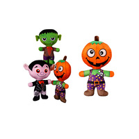 Peluche Halloween Frankenstein Vampire Pumpkin Man, Monstre de dessin animé, Jouet en peluche, Cadeau de fêtes, Jouet en peluche d'Halloween