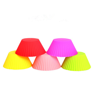 ซิลิโคนเครื่องครัวถ้วยมัฟฟินซับหัวใจนํามาใช้ใหม่และรอบ Non-Stick ผู้ถือแม่พิมพ์อบสําหรับคัพ<span class=keywords><strong>เค้ก</strong></span>ขนมหวานและขนม Keto - Product Image 5