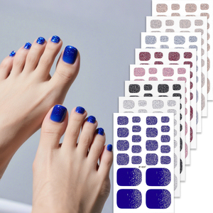 Vente chaude en gros, semi-durci, DIY, 22 pièces, pédicure, vernis à <span class=keywords><strong>ongles</strong></span> <span class=keywords><strong>pour</strong></span> les orteils, autocollants et enveloppes <span class=keywords><strong>pour</strong></span> <span class=keywords><strong>ongles</strong></span> - Product Image 6