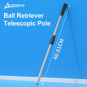 Ramasseur de balles de tennis et de pickleball portable et léger en acier inoxydable, avec rouleau réglable, équipement de ramassage de balles Acedrive - Product Image 4