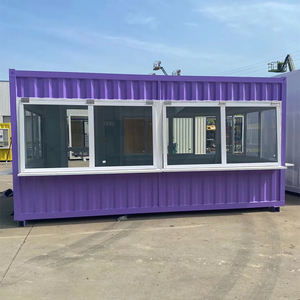 Prefab 39sqm คลาสสิกแบบฝาพับสำหรับวิลล่า2ห้องนอนบ้านอัจฉริยะ, บ้านสำเร็จรูปแบบแยกส่วนขยายได้ป้องกันพายุเฮอริเคน - Product Image 1
