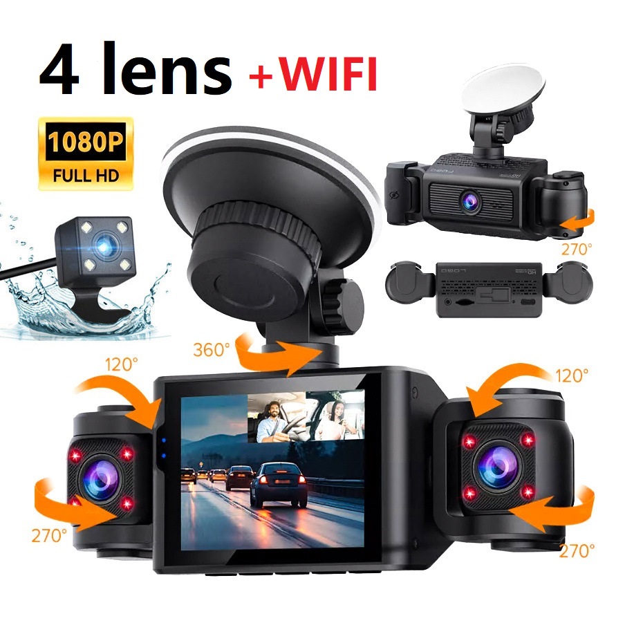 Noir + 4 objectifs + WIFI