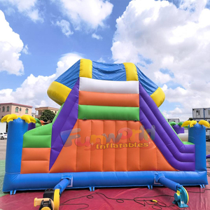 Castillo inflable para niños, casa de brinco, parque infantil inflable grande, paraíso tropical. - Product Image 4