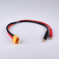 Câble adaptateur de prise banane 4 mm vers XT60 pour chargeur d'avion modèle B6AC, ligne de charge d'équilibrage
