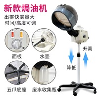 Machine à vapeur capillaire professionnelle portable en acier inoxydable avec roulettes pour l'humidification écologique des cheveux